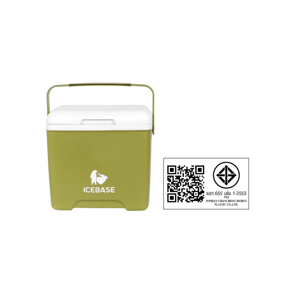 กระติกน้ำแข็งเก็บความเย็น ICEBASE รุ่น CLP-302GN (GEMINI) ขนาด 13 ลิตร สีเขียว_6